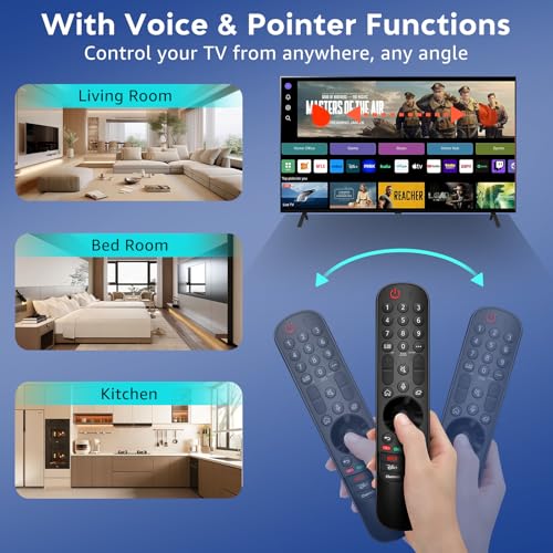 LG TV Magic Voice Remote Control Replacement for Original MR20GA, MR21GA, MR22GA, MR23GA Remote Control, Compatible with LG Smart TV with Pointer and Voice Function