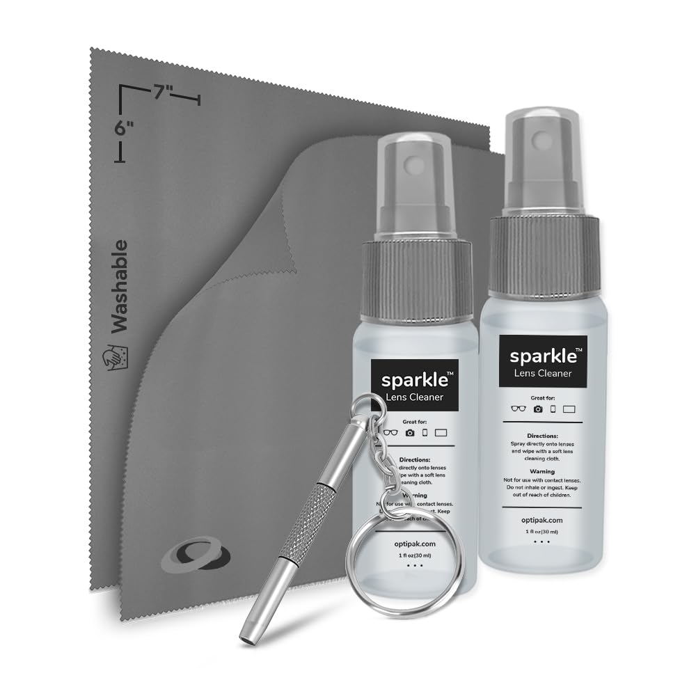 OPTIPAK Sparkle Anti-Reflective Safe Lens Cleaner