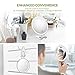 Lavany Compact Mirror Handheld Makeup Mirror for Vanity 1x & 10x Magnification, Perfect Travel(4.2INCH)
