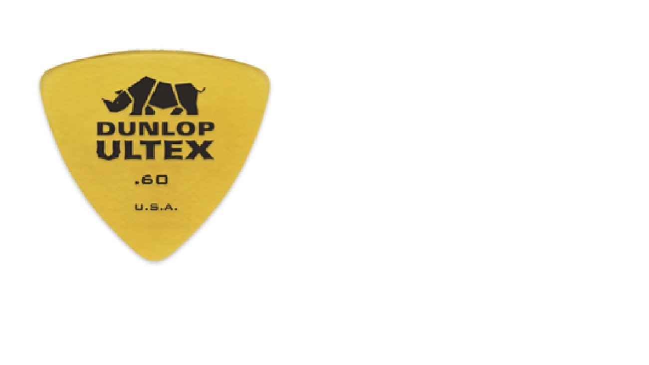 Dunlop 426R.60 Ultex Triangle, Gold.60mm, 72/Bag