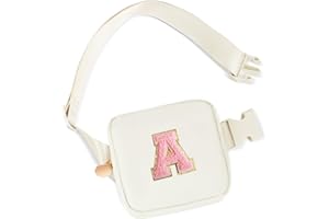 Uygafly Christmas Gift Stocking Stuffers for Teen Girls Kids Daughter Sister - Birthday Gifts for 2 3 4 5 6 7 8 9 10 11 Year Old Girls,Mini Fanny Pack Cute Crossbody Belt Bag Trendy Stuff - Cream,A