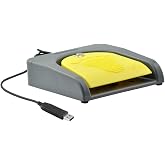 OLLGEN USB Foot Double Switch Pedal Two 2 Key Footswitch Program Customized Computer Keyboard Mouse Game Action HID