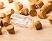 Size #4 Tapered Cork Plugs for Small Bottles and Test Tubes (0.6 x 0.47 x 0.5 in, 100 Pack)