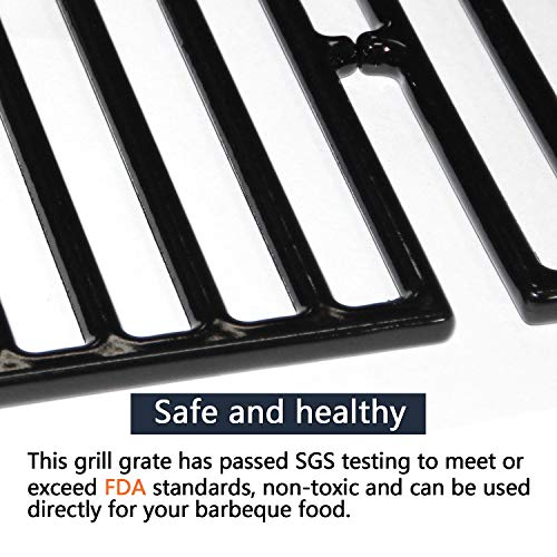 Hongso 19 1/4 inch Porcelain Coated Cast Iron Grill Grates Replacement