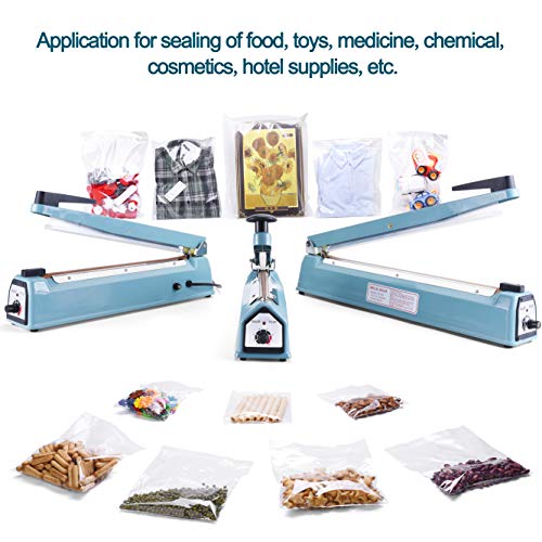 Fuxury 12 Inches Impulse Heat Sealer Machine for Bag Heat Seal Packing