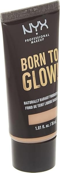 NYX PROFESSIONAL MAKEUP BORN TO GLOW NATURALLY RADIANT FOUNDATION, MEDIUM COVERAGE – VANILLA