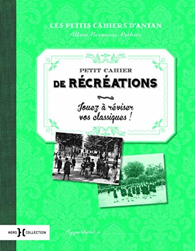 Petit cahier de récréations