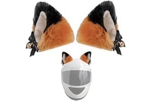 1 Pair Cute Cat Ears Helmet Decorations Helmet Accessories Plush Helmet Ears Helmet Horns Helmet Embellishments