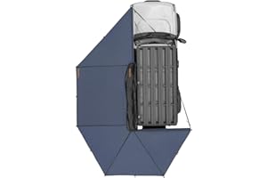 SAN HIMA Sanhima 270 Awning Free Standing, 118.40 ft² Shelter Car Side Awning Waterproof UV50+ Wind Resistant, Driver Side, 270 Degree Vehicle Awning for SUV Van Truck