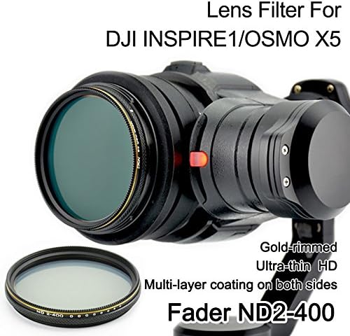 XSD MOEDL PGY Fader Variable ND Filter Adjustable ND2 to ND400 ND2-400 for DJI OSMO inspire1 X5 Camera Lens gimbal Quadcopter drone parts
