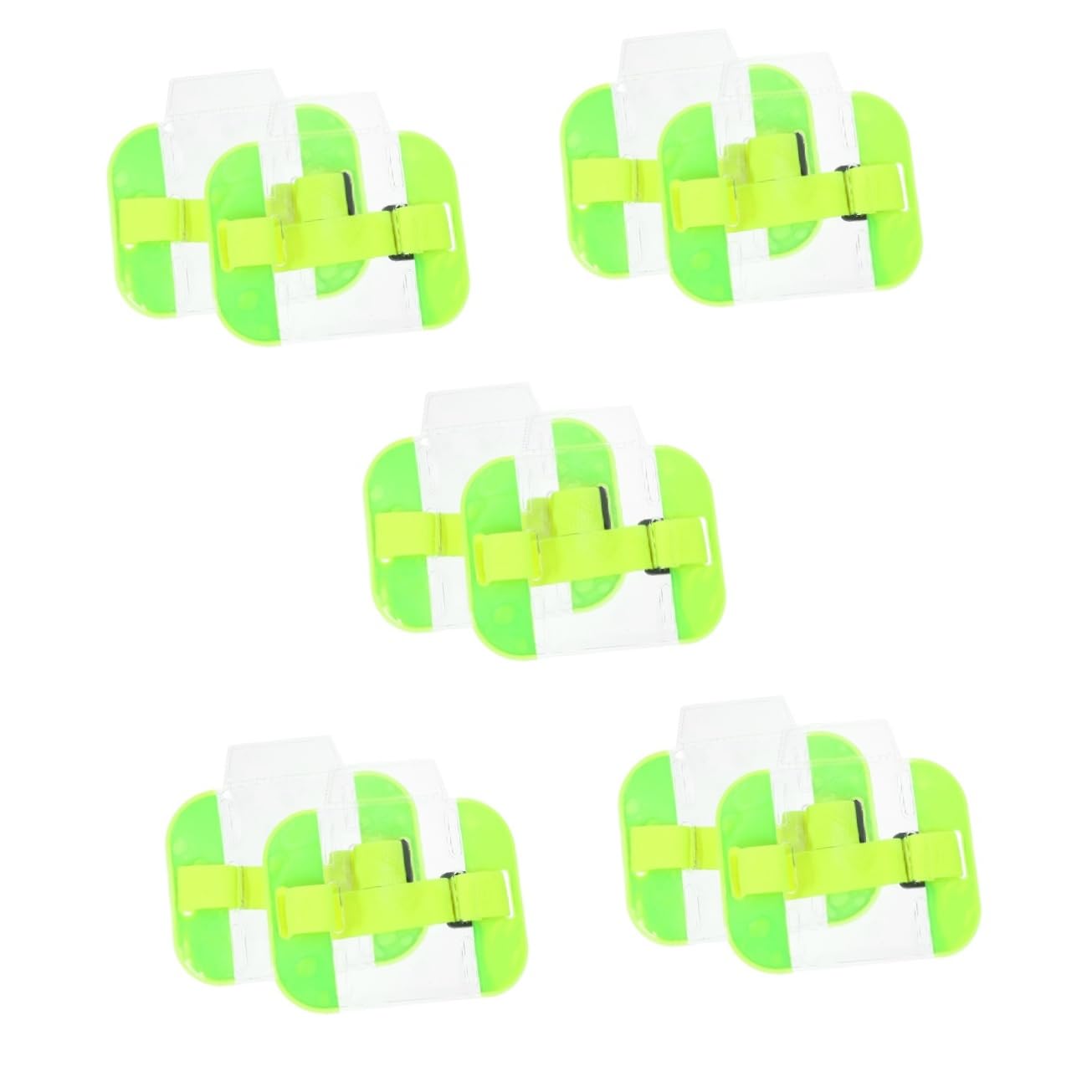 Ciieeo Adjustable Arm Badge Holder Elastic Armband for Id Cards Work Badge Sleeve Holder with Bright Colour for Office and Outdoor Use
