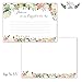 40 Pack Floral Baby Shower Advice Cards for Parents to Be, Gender Neutral Keepsake Or Guest Book Alternative for Your Baby Registry Gift Idea, Perfect to Fill-in Good Wishes and Ideas for New Moms