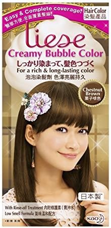 KAO Liese Soft Bubble Hair Color (Chestnut Brown) by KAO Liese