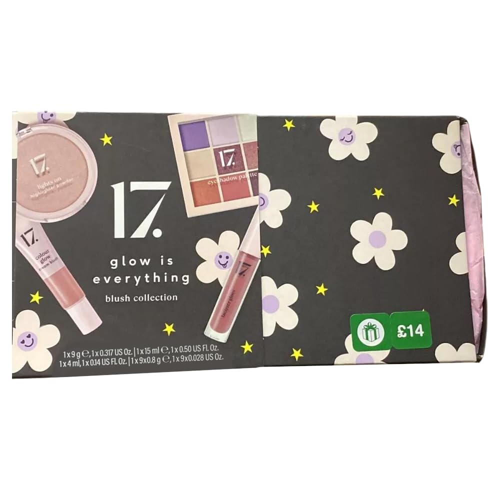 17. Makeup Gift Set, Glow Is Everything Blush Collection, 020 Shade, Eyeshadow Palette, Lip Gloss, Highlighter Powder, Blush Highlighter Kit, Enhance Natural Beauty