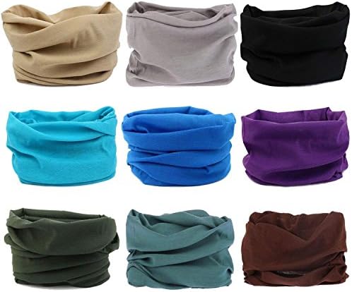 Wide Headbands for Men and Women Athletic Moisture Wicking Headwear for Sports,Workout,Yoga Multi Function