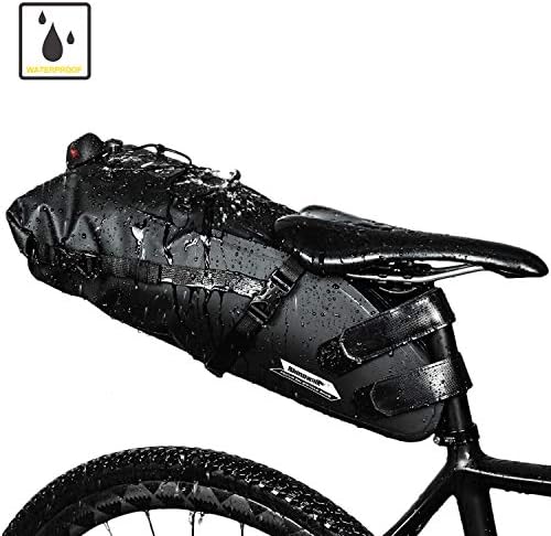 10L Waterproof Bike Saddle Bag Wedge Under Seat Tail Pack Cycling accessories