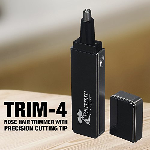 Toilettree Products Ttp Trim 4 Sleek Design Nose Hair Trimmer With