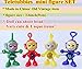 ONE Teletubbies Mini Figures Set Tinky Winky+Laa Laa+Dipsy+Po