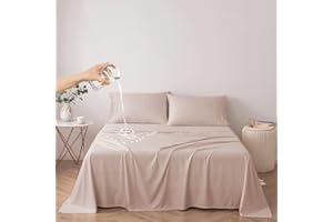 DUJUIKE Waterproof Bed Cover for Dog and Cats,Pet Hair Resistant Bed Sheet Cover, Protective Bed Liner Cover with 100% Waterp