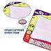 Dozod Water Doodle Mat Aqua Magic Drawing Pad with 4 Colors, Educational Safe Doodle Kids Toys Gift for Toddlers Boys Girls Age 2 3 4 5 6 7 Year Old 32 x 24 Inch