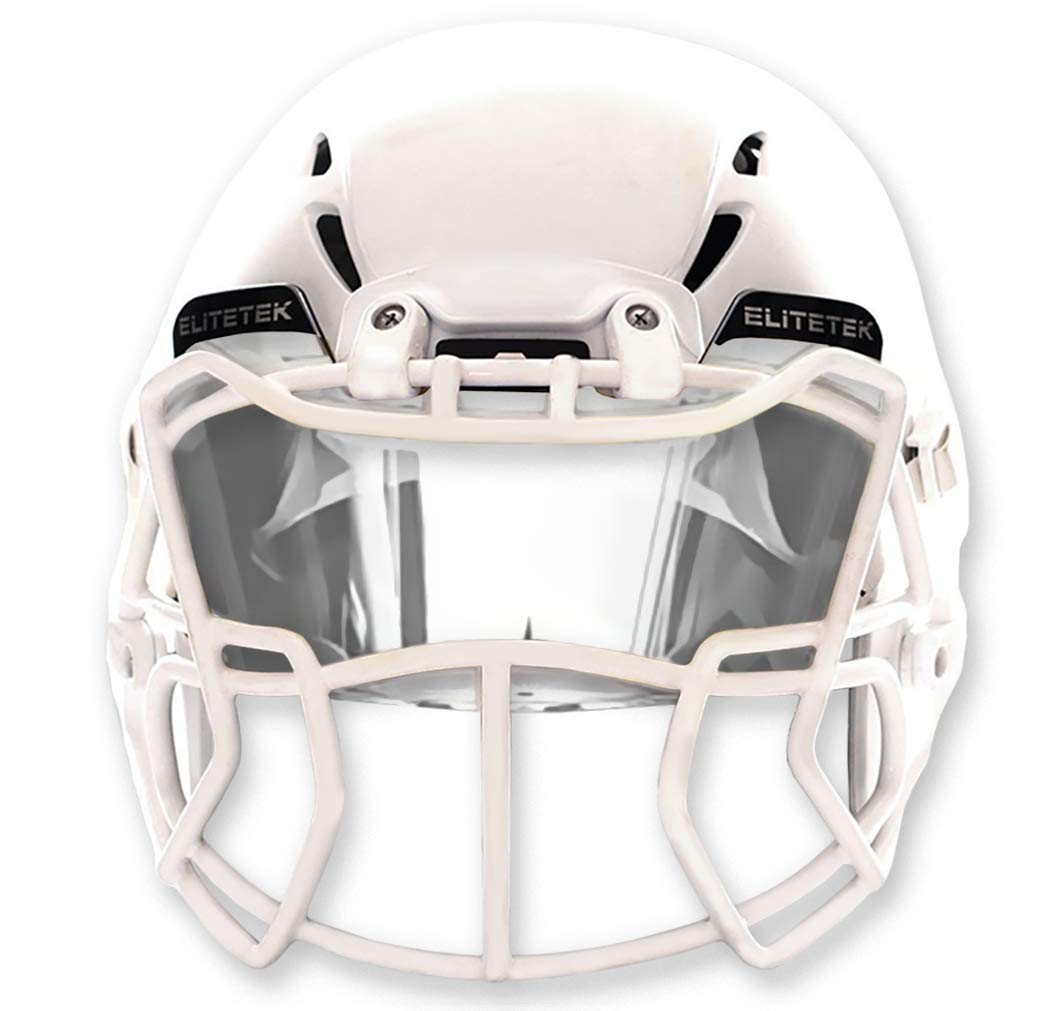 EliteTek Clear Football Visor Eyeshield Universal eBay
