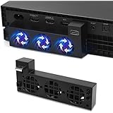 USB Cooling fan for Xbox One X Console,Cooling System for Xbox One X with 3 Cooling Fans and 2.0 USB Port - Only for Xbox one X