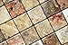 Scabos 2 X 2 Tumbled Travertine Mosaic Tile - 6 X 6 Sample