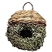 The Crabby Nook Birdhouse Bird Roosting Nests Handwoven Grass Wild Birds Houses Gardening Decor