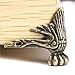 HuaYang 4 X Antique Brass Wood Case Jewelry Chest Storage Box Feet Leg Corner Protector