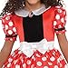 Suit Yourself Red Minnie Mouse Costume for Girls, Size 2T, Includes a Polka Dot Dress and a Mouse Ear Headband with Bow
