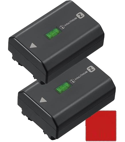 Amazon.com : 2-Pack Sony NP-FZ100 Battery for Sony Alpha a1 II, a1