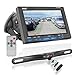 Rear View Backup Car Camera - Screen Monitor System w/ Parking and Reverse Assist Safety Distance Scale Lines, Waterproof & Night Vision, 7" LCD video Color Display for Vehicles - Pyle PLCM7500 primary