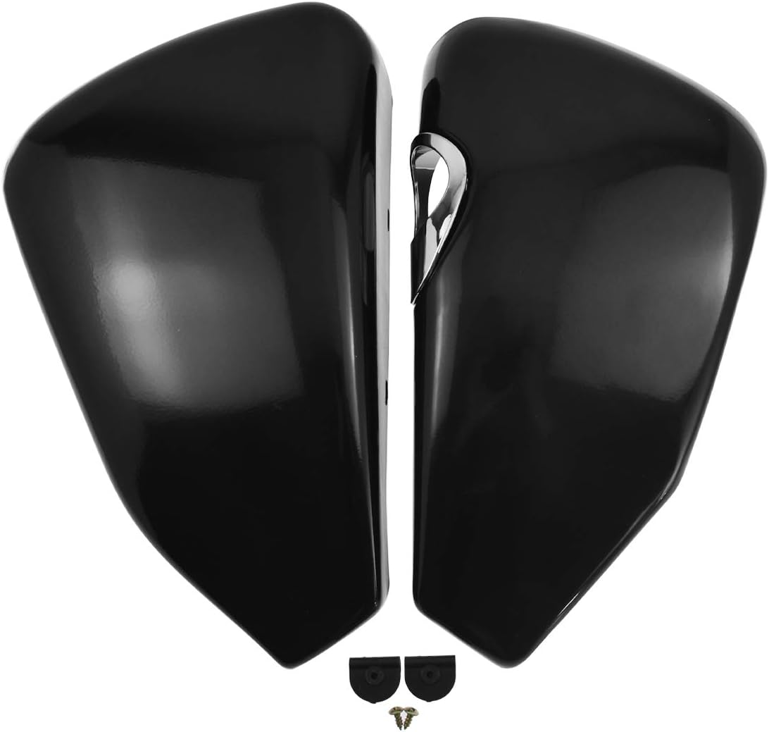Black Right Side Battery Cover For Harley Sportster XL Iron 883 1200 48 72 04-13