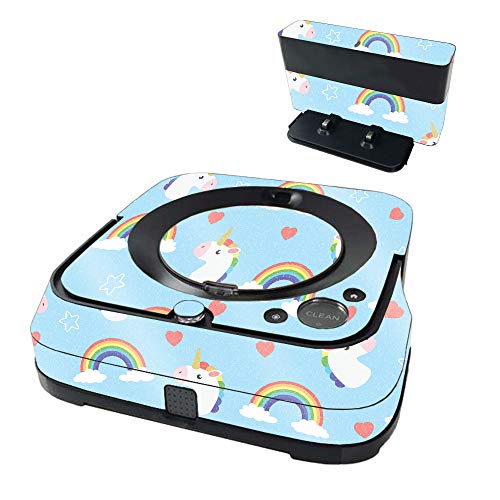 MightySkins Glossy Glitter Skin Compatible with iRobot Braava Jet m6 - Unicorn…