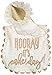 Mud Pie Baby Cake Smashing Set-Bib and Crown Headband, One Size