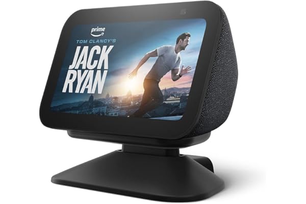 Echo Show 5 (3rd Gen) Adjustable Stand with USB-C Charging Port | Charcoal