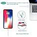 Anjoron Slim Battery Case for iPhone X 3200mAh Power Bank Rechargeable Charger Case for iPhone X 5.8