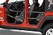 Bestop Element Doors - Jeep '07-18 Wrangler JK (Front Doors; Matte Black)