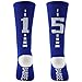 BABIBEAN Boys Girls School Sport Team Long Soccer Tube Socks Blue/White 13-17 Age Cyber Monday Christmas SocksChristmas Socks Bulk Girls