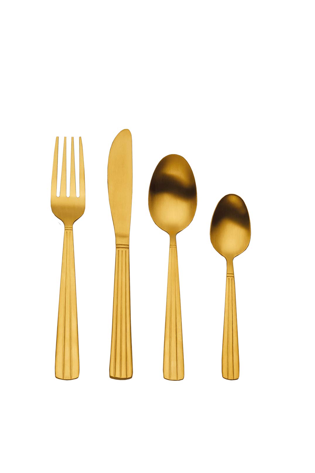 Mikasa Gold Cutlery Set in Gift Box, Stainless Steel, 16 Pieces (Service for 4)