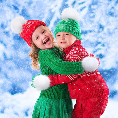 2 Elastic+Pompoms+Knitting+Accessories+Keychain