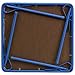 Flash Furniture Mindy Kids Blue Folding Table with Padded Top and Powder Coated Locking Legs