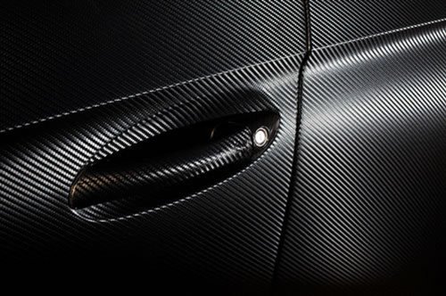 Red 3D Flexible Carbon Fiber Vinyl Wrap Film 60"x24"