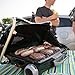 George Foreman Portable Propane Camp & Tailgate Grill, 200 Square Inches, Black