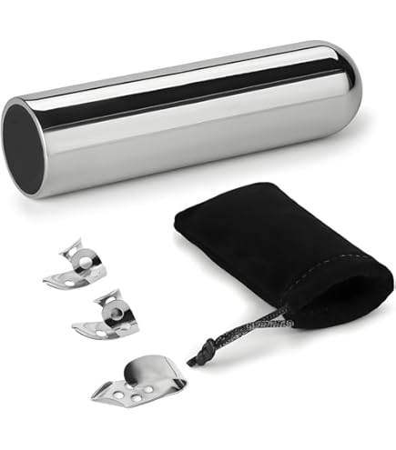 Amazon.com: Ernie Ball Steel Bar Guitar Slide, Medium (P04232