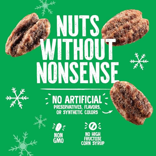 EMERALD NUTS CINNAMON TOFFEE PECANS (1-PACK) | 5OZ RESEALABLE BAG | KOSHER DAIRY CERTIFIED, NON-GMO, CONTAINS NO ARTIFICIAL PRESERVATIVES, FLAVORS OR SYNTHETIC COLORS