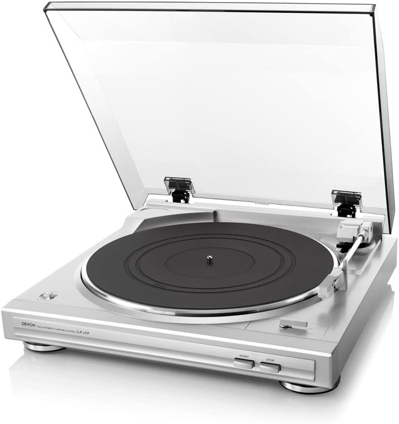 Denon DP29FE2 Record Player 33/45 RPM MM Cartridge Built-in Phono Equalizer