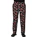 JXH Chef Uniforms men's red pepper printed 100% cotton black chef pants