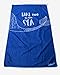 Lahtak Towels: Beach, Sport & Travel. Microfiber Ultralight, Quick Dry, Soft, Antibacterial for Pool, Yoga, Gym, Camping (T Navy Blue)