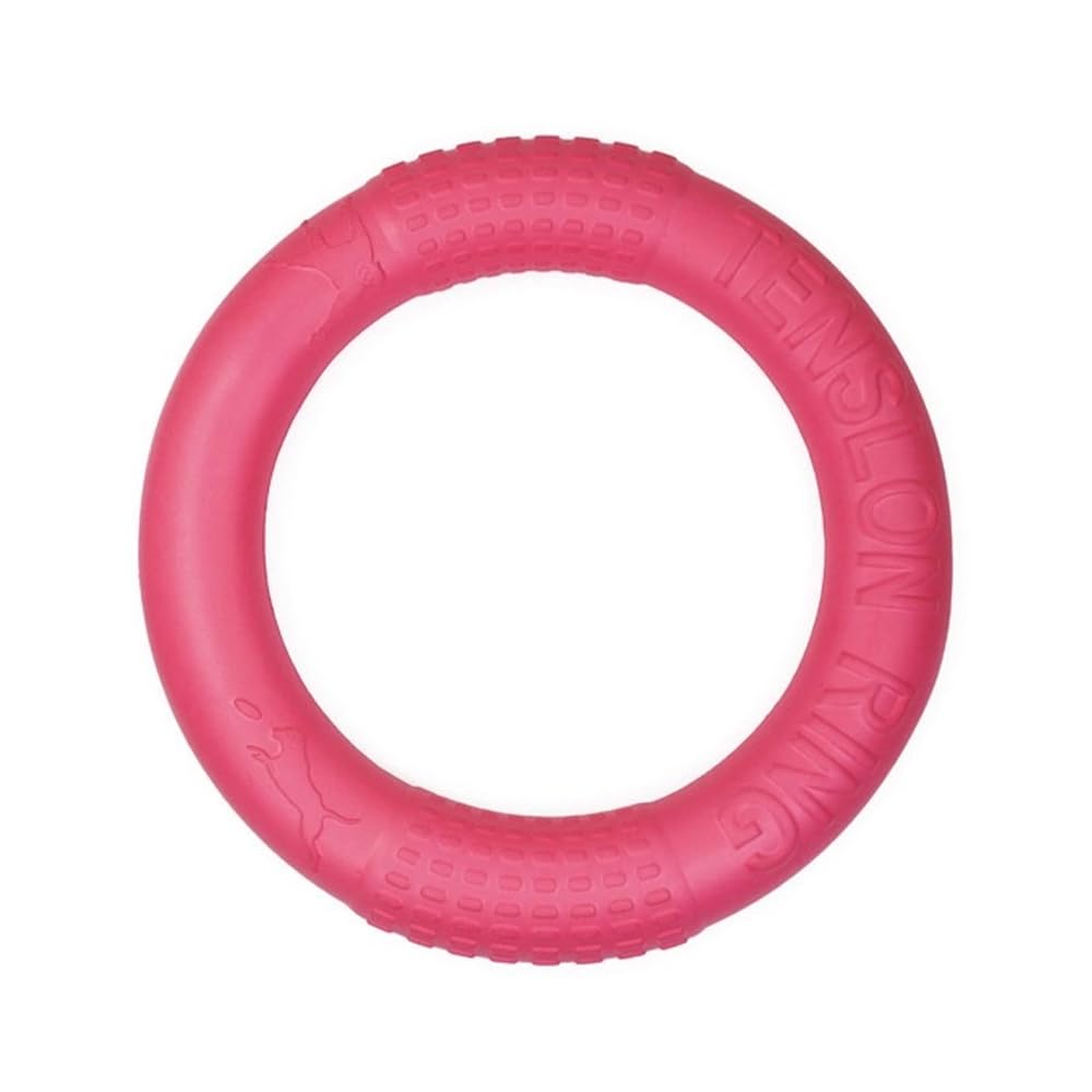 Record - Floating Ring for Dogs - Size: Diameter 26.5 cm - Red - Dog Toy in Water - Made of Eva, Solid and Durable Material - Easy to Grip